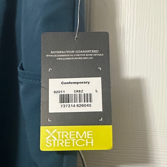 Dickies Dark Teal Scrub Drawstring Pants - Picture 3 of 7